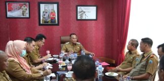 Pemerintah Kabupaten Lampung Selatan Terima Bantuan Alat Berat dan Perahu Dari Kementerian Sosial