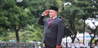 Bupati Lampung Selatan Pimpin Upacara Peringatan Hari Pahlawan 2022