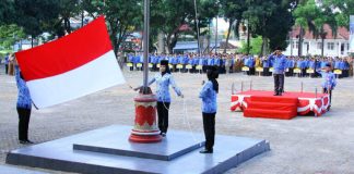 Sekda Thamrin Pimpin Upacara Hari Jadi Ke-59 Provinsi Lampung