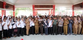 Komitmen Siap Menang dan Kalah, Ratusan Kades di Lamsel Ikuti Deklarasi Damai