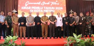 Kapolda Lampung Hadiri Deklarasi Pemilu Damai Bersama Forkopimda, Parpol, Penyelenggara Pemilu dan Ormas