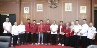 Nanang Ermanto Terima Audiensi Pimpinan Cabang Ikatan Mahasiswa Muhammadiyah Lamsel