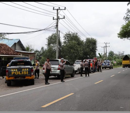 Antisipasi Pelaku Kejahatan C3 dan Pungli, Polisi Sisir Arus Lalulintas di Jalinsum Way Kanan