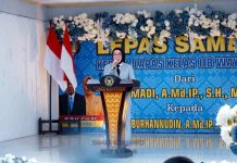 Hadiri Pisah Sambut Kepala Lapas Kelas II B Way Kanan, Bupati Tegaskan Pentingnya Sinergi Dalam Pembinaan