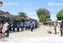 KPU Way Kanan Laksanakan Upacara Peringatan Hari Kesaktian Pancasila