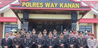 Peringatan Hari Pahlawan, Polres Way Kanan Gelar Upacara