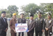 Kodim 0427/Way Kanan Gelar Upacara Momentum Peringatan Hari Pahlawan