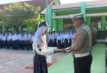 Binluh di SMP, Polisi Ingatkan Pelajar Bijak Bermedsos dan Tertib Berlalulintas