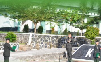 Dandim 0427/Way Kanan Pimpin Upacara Peringatan Hari Lahir Pancasila 2026
