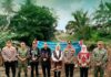 Wujudkan Kemajuan Desa, Kodim 0427 Way Kanan Mulai Pembangunan Jembatan Perintis Garuda
