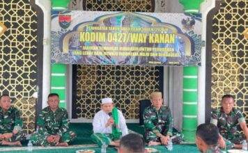 Perkuat Keimanan, Kebersamaan, Serta Semangat Pengabdian, Kodim 0427/Way Kanan Peringati Tahun Baru Islam