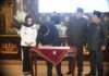 Bupati Way Kanan Hadiri Rapat Paripurna Pengesahan RAPERDA