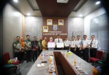 Pemkab Way Kanan Terima Kunket Kepala Kantor Wilayah Ditjenpas Kanwil Lampung